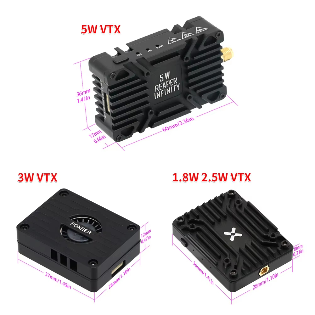 Transmissor de Longo Alcance F - Foxeer Reaper Extreme 2.5W Vtx avaliação e preço