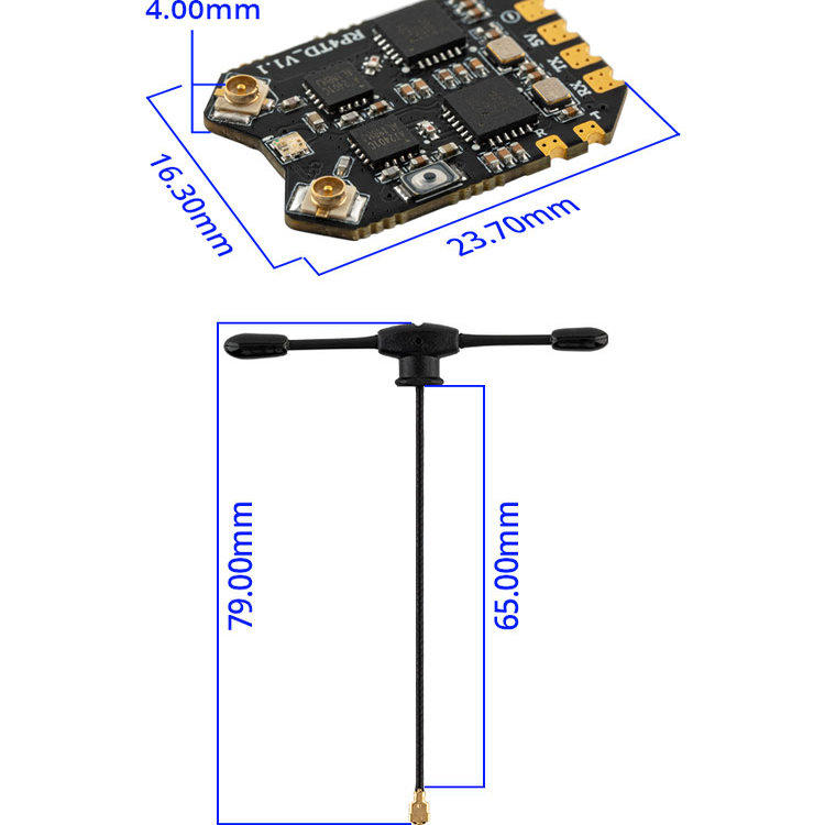 Receptor RadioMaster RP4TD Exp - Skyzone Sky04O Pro Fpv Goggles avaliação e preço